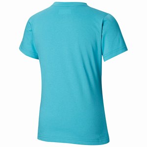 Columbia Wild Sky™ Shortärmad Skjorta Flickor Blå (XAHIK5219)